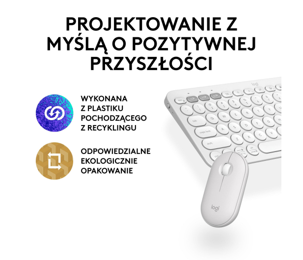 Logitech Pebble 2 Combo biały - 1172742 - zdjęcie 15